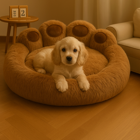 Fluffy Dog Bed – Soft Sofa Basket