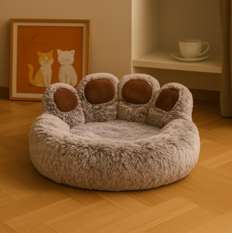 Fluffy Dog Bed – Soft Sofa Basket